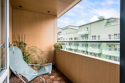 Balkong eller utsiktsbild