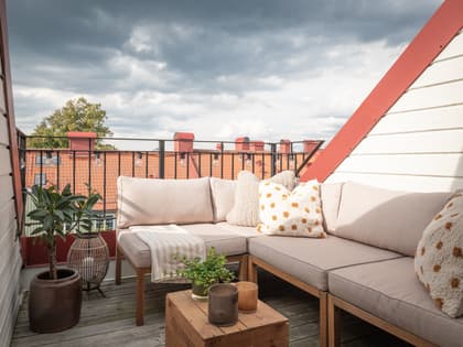 Balkong eller utsiktsbild