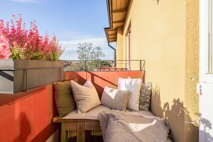 Balkong eller utsiktsbild