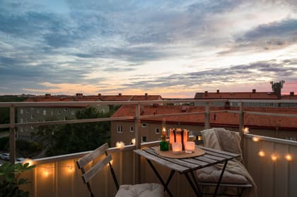 Balkong eller utsiktsbild