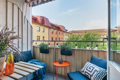 Balkong eller utsiktsbild