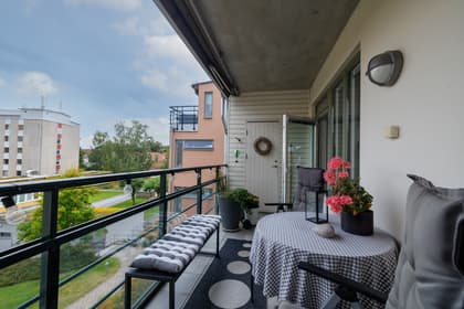 Balkong eller utsiktsbild