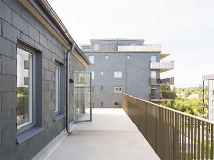 Balkong eller utsiktsbild