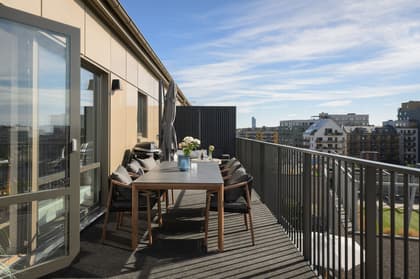 Balkong eller utsiktsbild