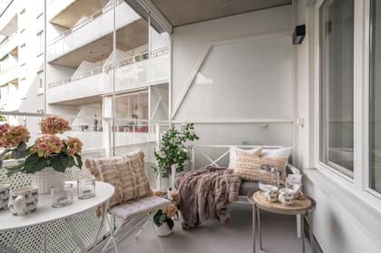 Balkong eller utsiktsbild