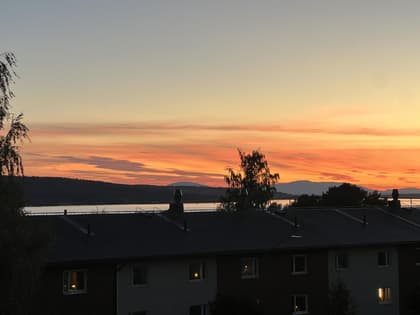 Balkong eller utsiktsbild