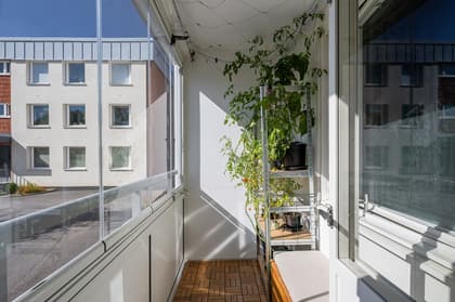 Balkong eller utsiktsbild