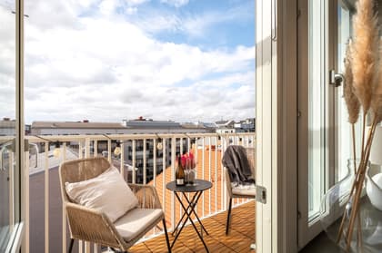 Balkong eller utsiktsbild