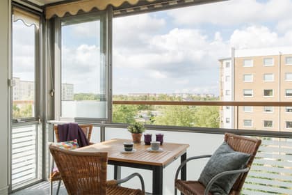 Balkong eller utsiktsbild