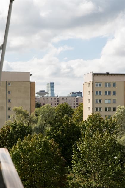 Balkong eller utsiktsbild