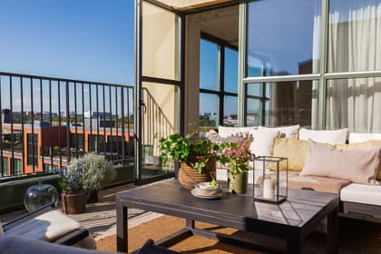 Balkong eller utsiktsbild