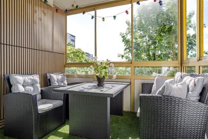 Balkong eller utsiktsbild