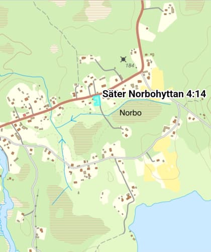 Illustrerad karta över fastigheten eller området