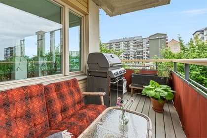 Balkong eller utsiktsbild