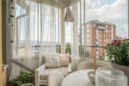 Balkong eller utsiktsbild