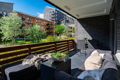 Balkong eller utsiktsbild