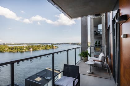 Balkong eller utsiktsbild