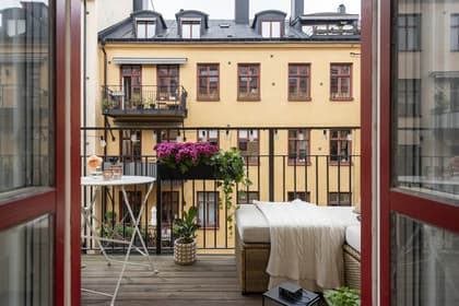 Balkong eller utsiktsbild