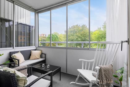 Balkong eller utsiktsbild