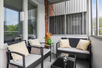 Balkong eller utsiktsbild