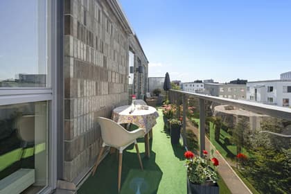 Balkong eller utsiktsbild