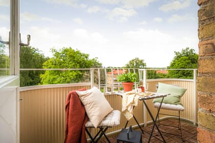 Balkong eller utsiktsbild