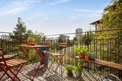 Balkong eller utsiktsbild