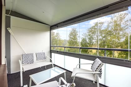 Balkong eller utsiktsbild