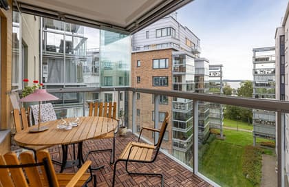 Balkong eller utsiktsbild