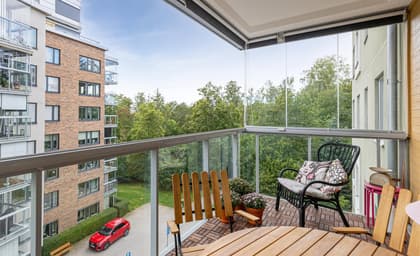 Balkong eller utsiktsbild