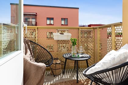 Balkong eller utsiktsbild