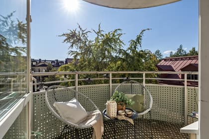 Balkong eller utsiktsbild