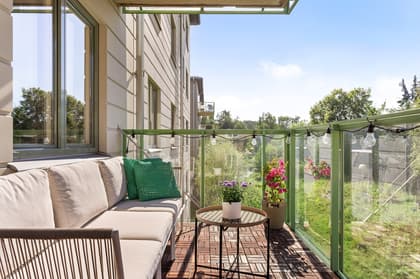 Balkong eller utsiktsbild