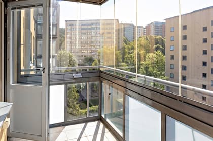 Balkong eller utsiktsbild