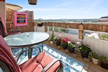 Balkong eller utsiktsbild