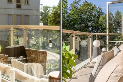 Balkong eller utsiktsbild