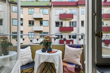 Balkong eller utsiktsbild