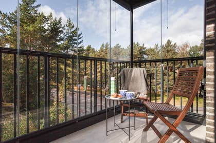 Balkong eller utsiktsbild