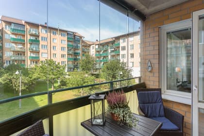 Balkong eller utsiktsbild