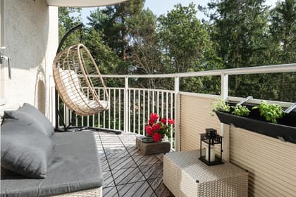 Balkong eller utsiktsbild