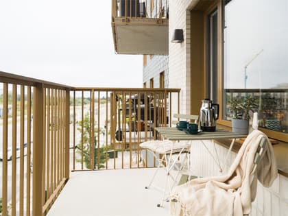 Balkong eller utsiktsbild