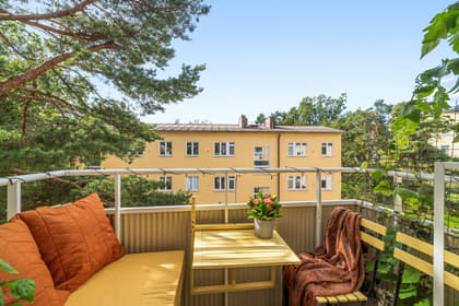 Balkong eller utsiktsbild