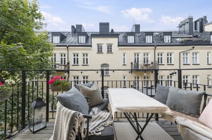 Balkong eller utsiktsbild