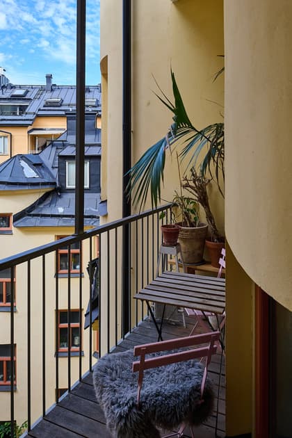 Balkong eller utsiktsbild