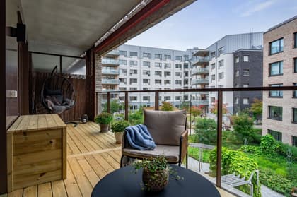 Balkong eller utsiktsbild