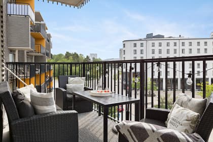 Balkong eller utsiktsbild