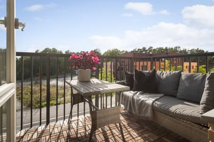 Balkong eller utsiktsbild