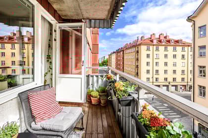 Balkong eller utsiktsbild