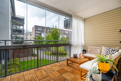 Balkong eller utsiktsbild