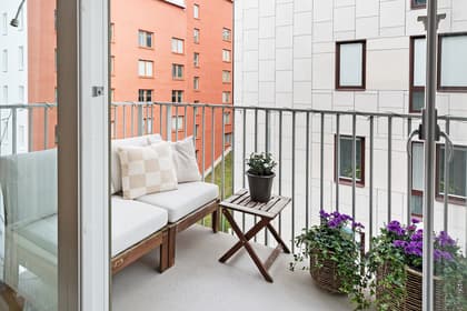 Balkong eller utsiktsbild